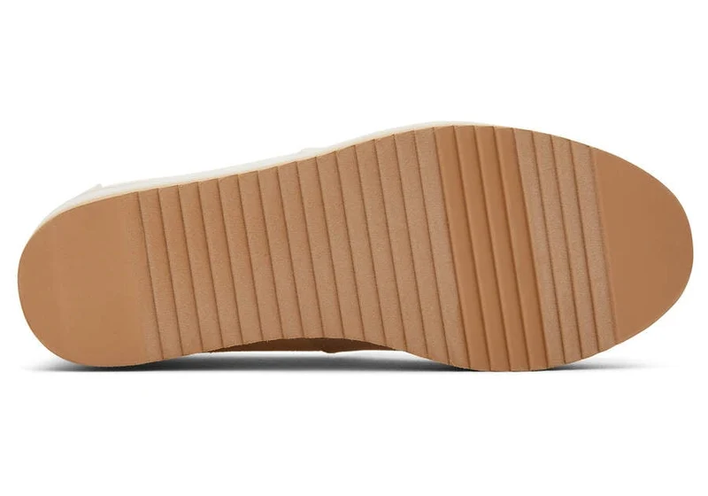 TOMS Alpargata Plateau-Espadrille für Damen – Natur