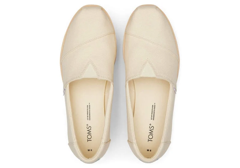 TOMS Alpargata Plateau-Espadrille für Damen – Natur