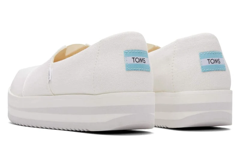 TOMS Damen Alpargata Midform Espadrille – Weiß