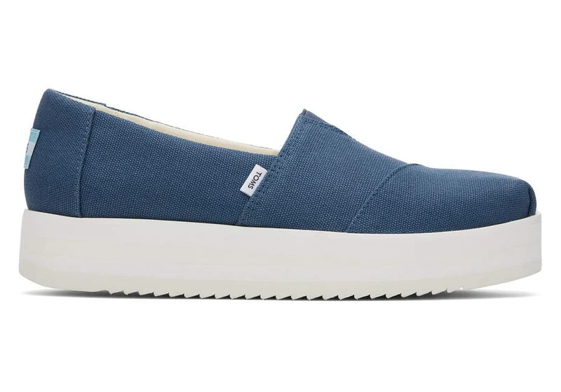 TOMS Damen Alpargata Midform Espadrille – Majolikablau