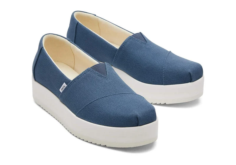 TOMS Damen Alpargata Midform Espadrille – Majolikablau