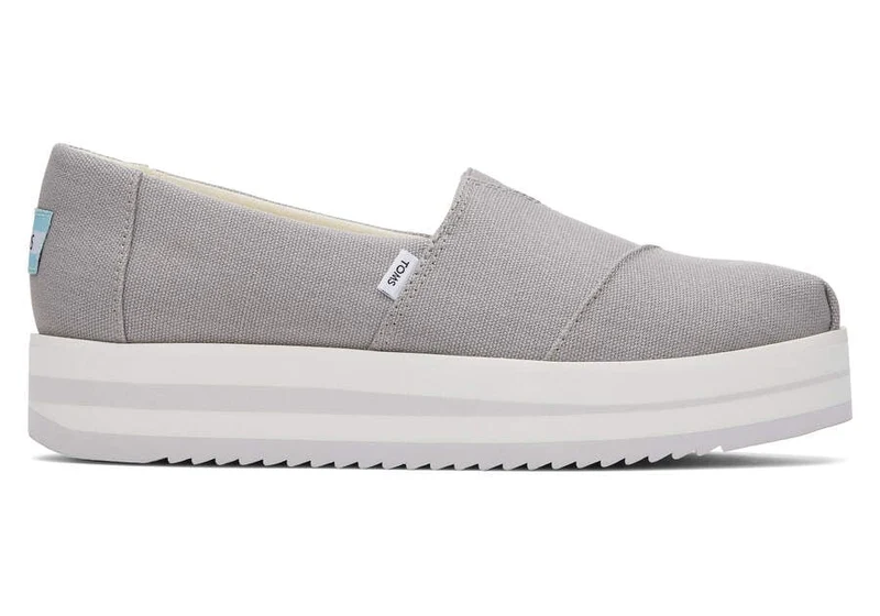 TOMS Damen Alpargata Midform Espadrille – Drizzle Grey