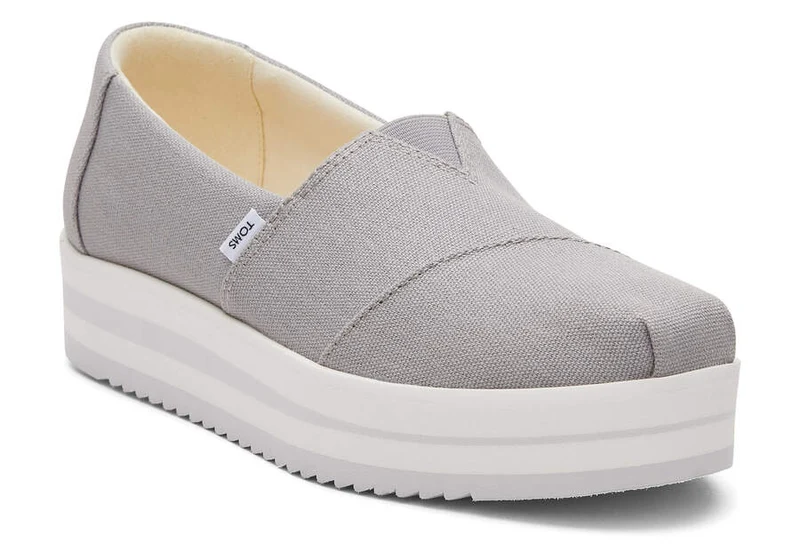 TOMS Damen Alpargata Midform Espadrille – Drizzle Grey