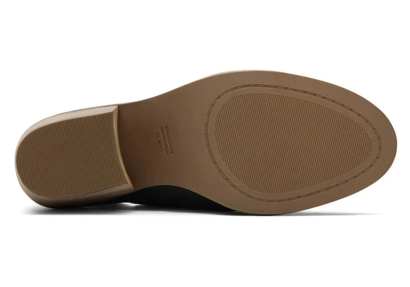 TOMS Damen-Stiefelette Everly aus Leder mit Ausschnitten - Schwarz