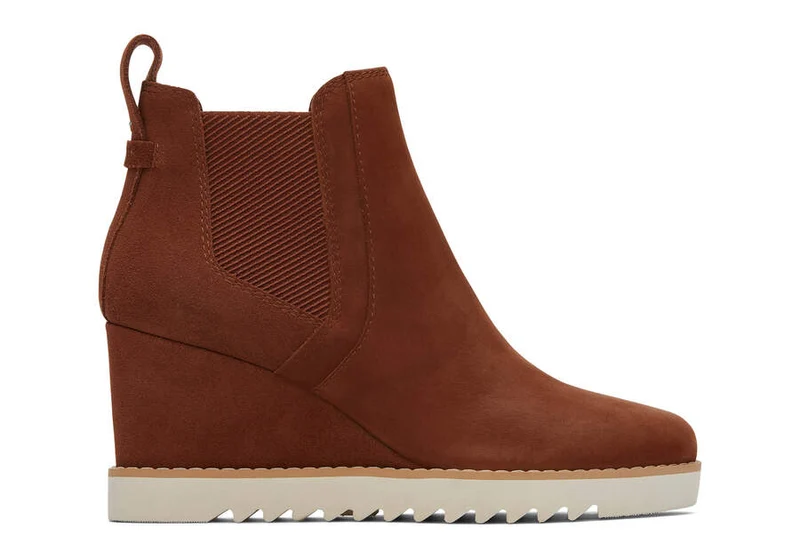 TOMS Maddie-Stiefelette für Damen – Dunkelbraun