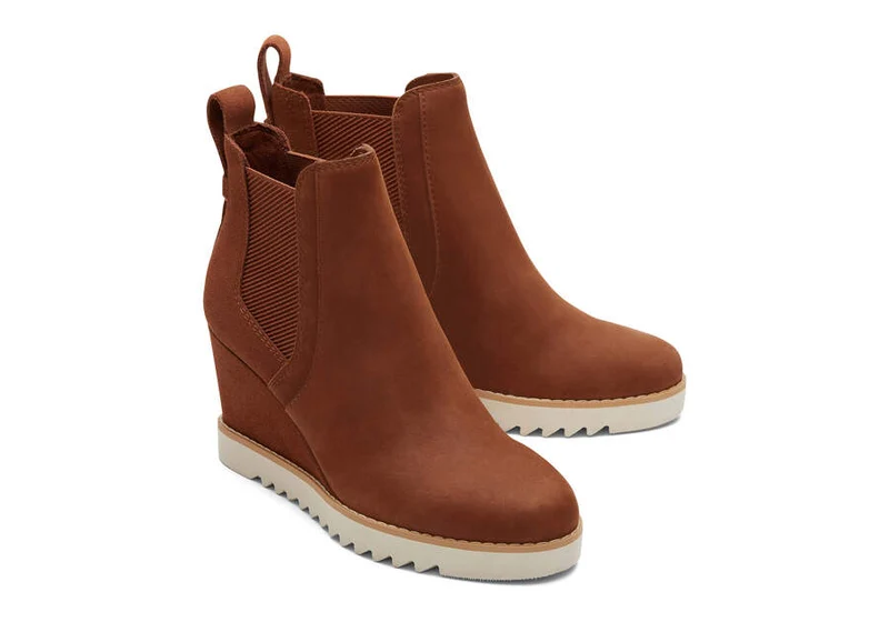 TOMS Maddie-Stiefelette für Damen – Dunkelbraun