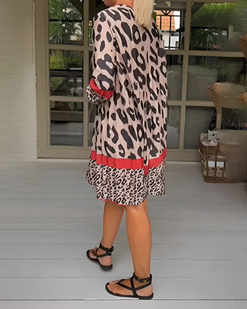 Marfie - Schickes Mini-Kleid mit V-Ausschnitt