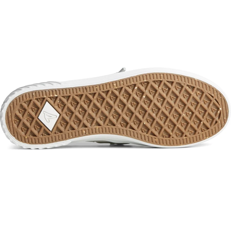Sperry Damen Crest Plateau-Bootsschuhe – Weiß
