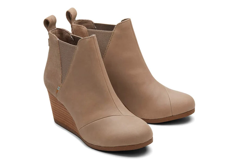 TOMS Kelsey-Stiefelette für Damen – Taupe