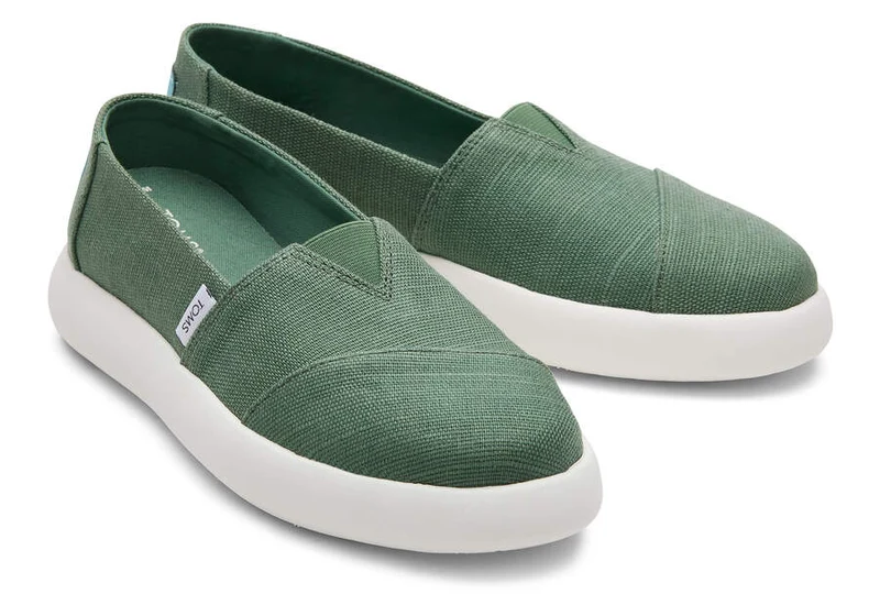 TOMS Damen Mallow Alpargata Espadrille – Grün
