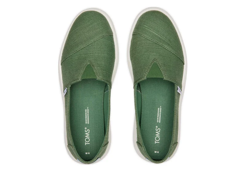 TOMS Damen Mallow Alpargata Espadrille – Grün