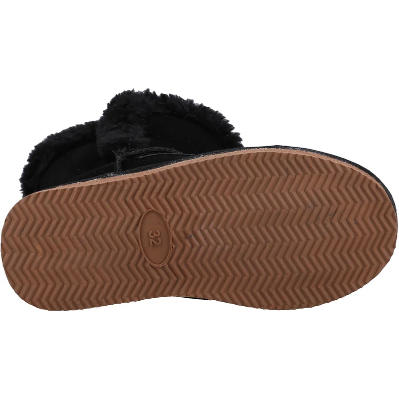 Hush Puppies Mädchen Ashlynn Hausschuhe – Schwarz
