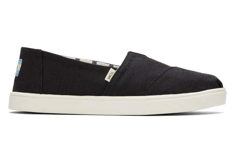 TOMS Damen Cupsole Alpargata Espadrille – Schwarz
