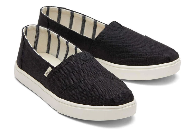 TOMS Damen Cupsole Alpargata Espadrille – Schwarz