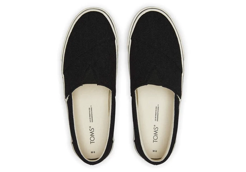 TOMS Damen Alpargata Fenix ​​Slip-On-Trainer – Schwarz
