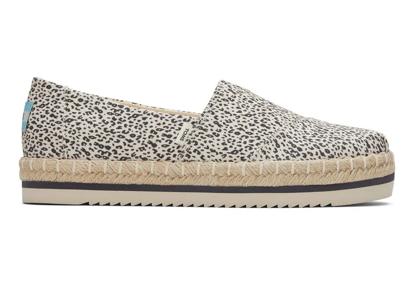 TOMS Damen Alpargata Plateau-Seil-Espadrille – Natur