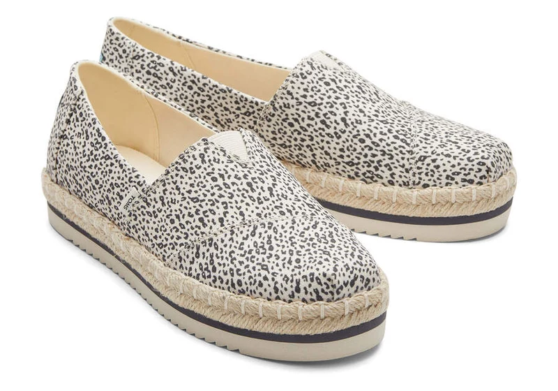 TOMS Damen Alpargata Plateau-Seil-Espadrille – Natur