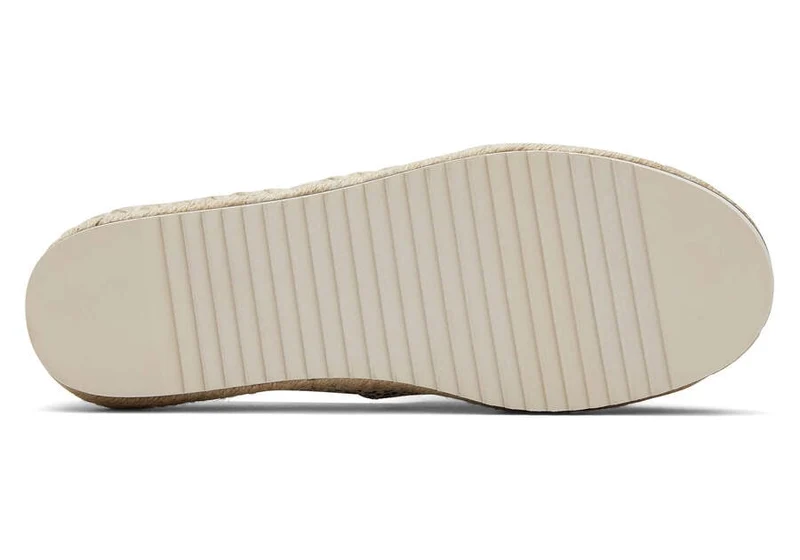 TOMS Damen Alpargata Plateau-Seil-Espadrille – Natur