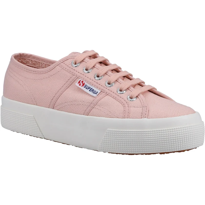 Superga Damen 2740 Plateau-Sneaker – Blassrosa