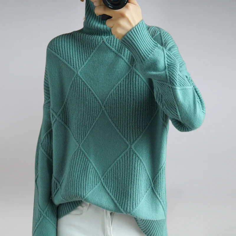 Rollkragenpullover Mit Weiter Passform - Luzie