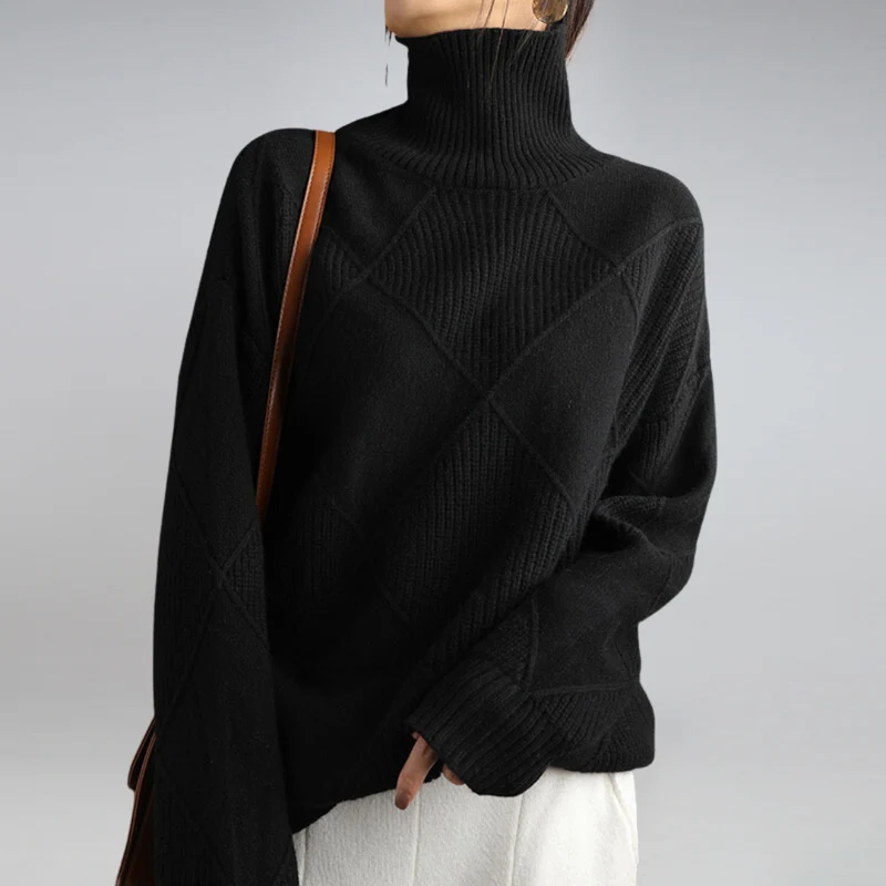 Rollkragenpullover Mit Weiter Passform - Luzie