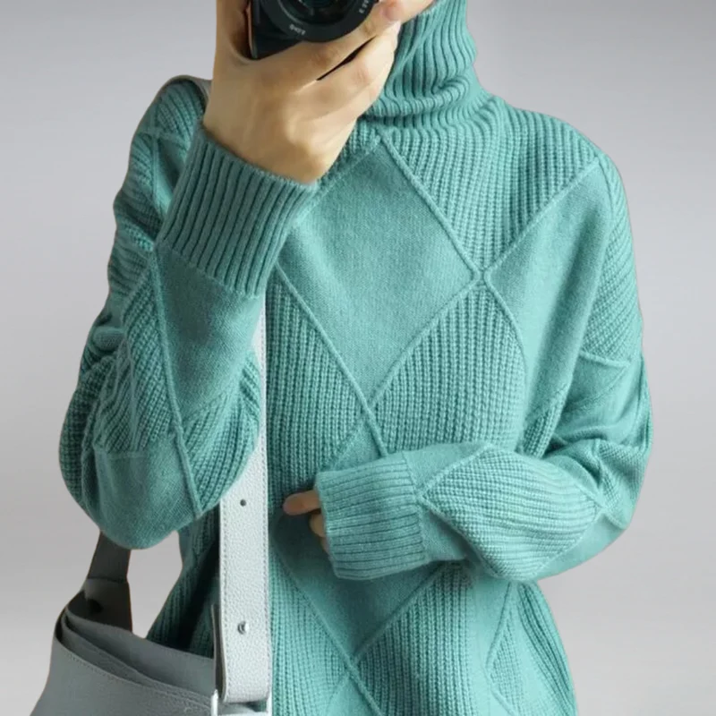 Rollkragenpullover Mit Weiter Passform - Luzie