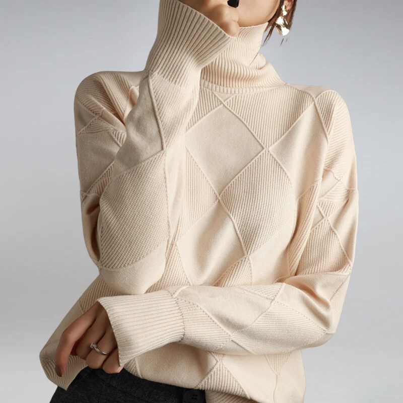 Rollkragenpullover Mit Weiter Passform - Luzie