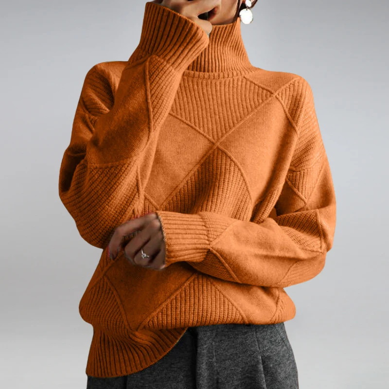 Rollkragenpullover Mit Weiter Passform - Luzie