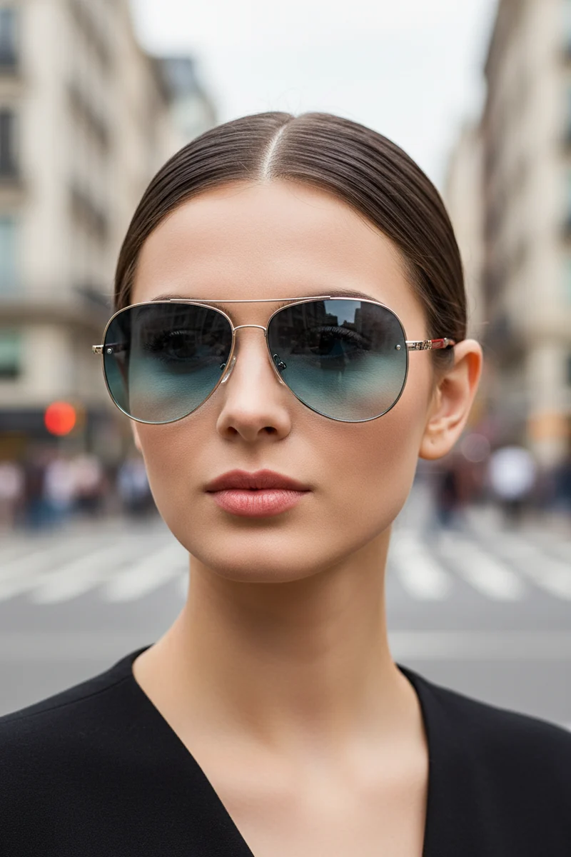 Leichte Aviator-Sonnenbrille - Marleen