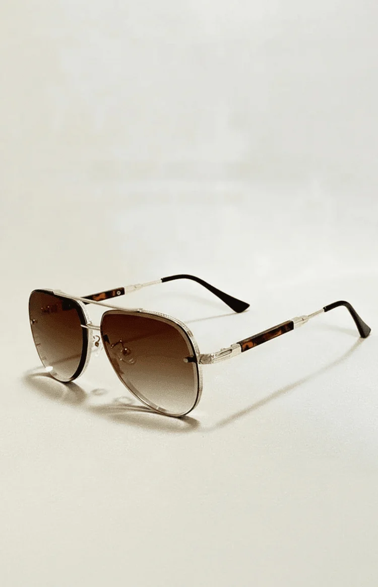 Leichte Aviator-Sonnenbrille - Marleen