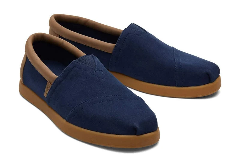 TOMS Herren Alp Fwd Espadrille – Marineblaues Nubukleder