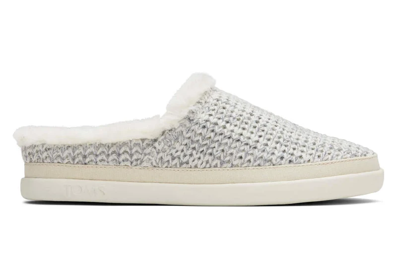 TOMS Salbei-Hausschuhe für Damen – Weiß