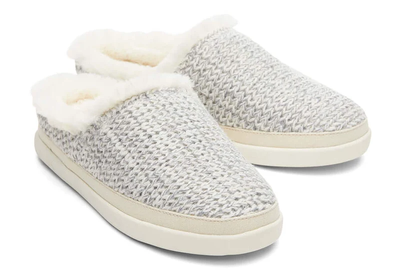 TOMS Salbei-Hausschuhe für Damen – Weiß