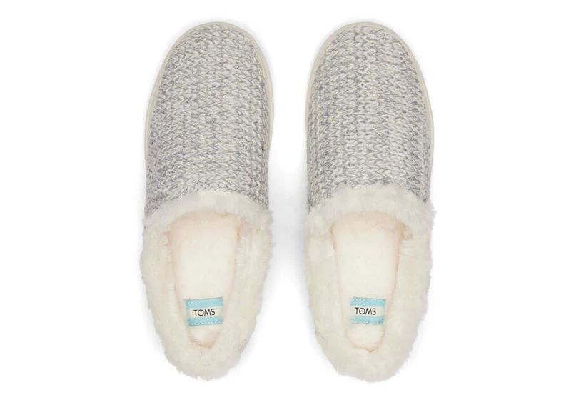 TOMS Salbei-Hausschuhe für Damen – Weiß