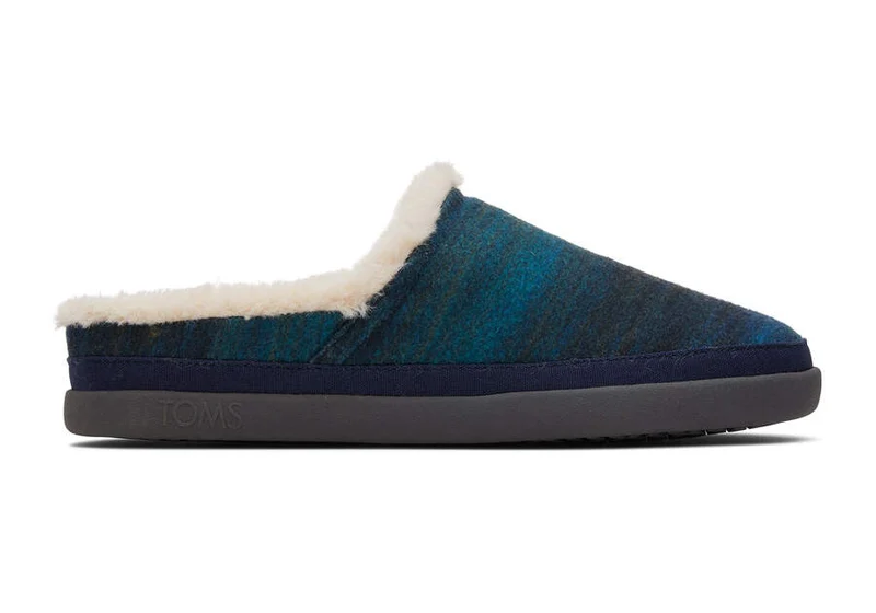TOMS Salbei-Hausschuhe für Damen – Marineblau