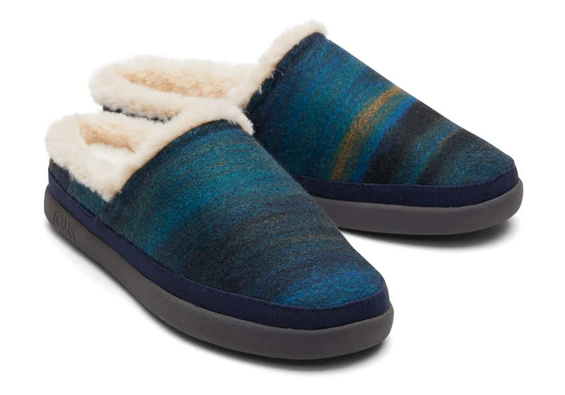 TOMS Salbei-Hausschuhe für Damen – Marineblau