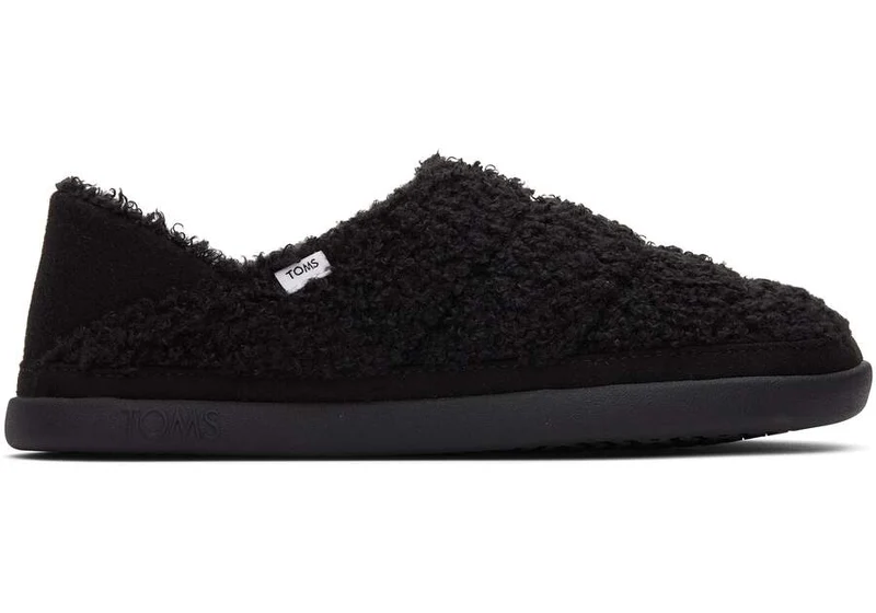TOMS Damen Ezra Hausschuhe – Schwarz Melange
