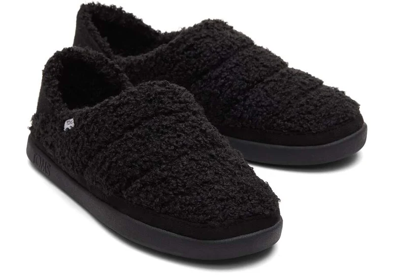 TOMS Damen Ezra Hausschuhe – Schwarz Melange