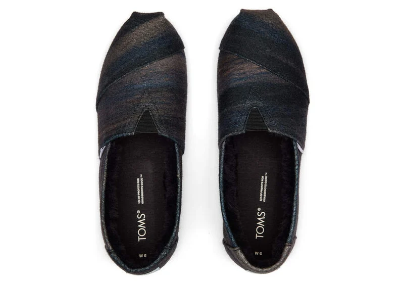 TOMS Damen Ombre Alpargata Espadrille – Schwarz