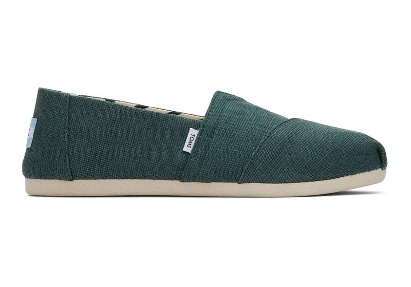 TOMS Damen Heritage Alpargata Espadrille – Dunkelgrün