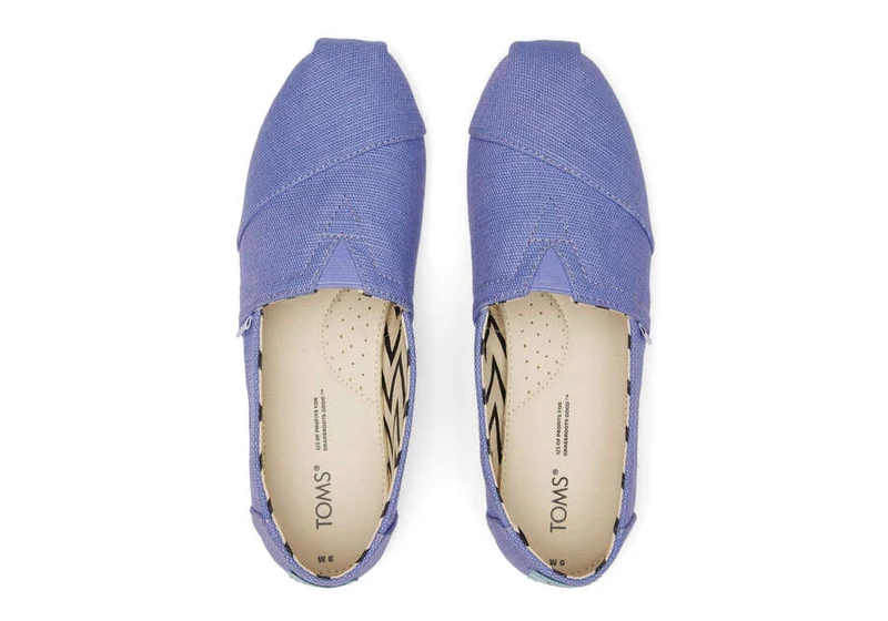 TOMS Damen Heritage Alpargata Espadrille – Iris Purple