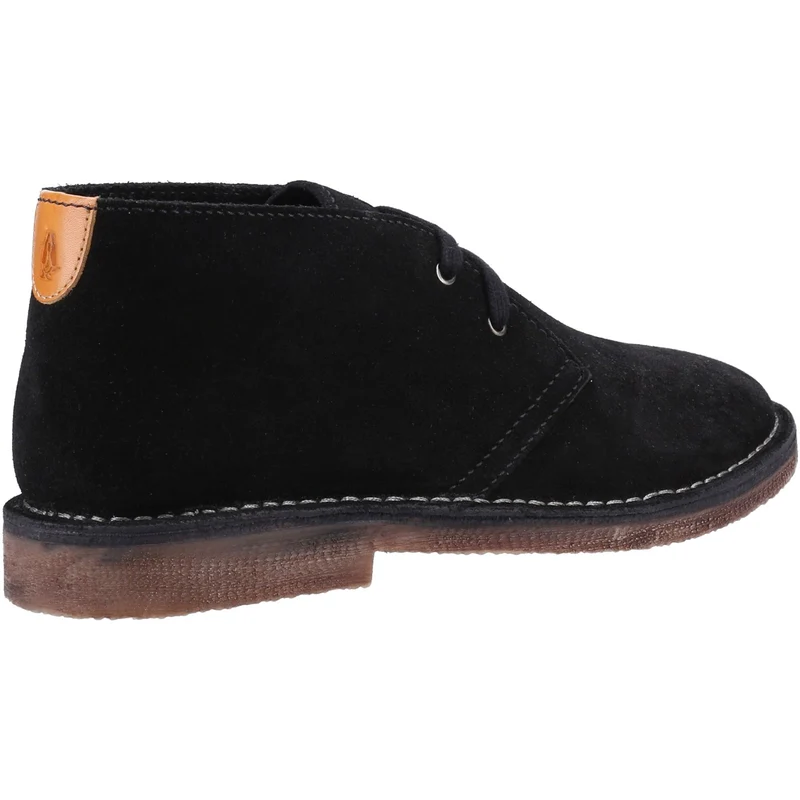 Hush Puppies Herren Samuel Wildleder Chukka-Stiefel – Schwarz