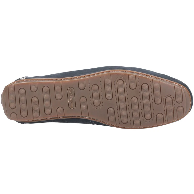 Hush Puppies Roscoe Lederschuhe für Herren – Marineblau