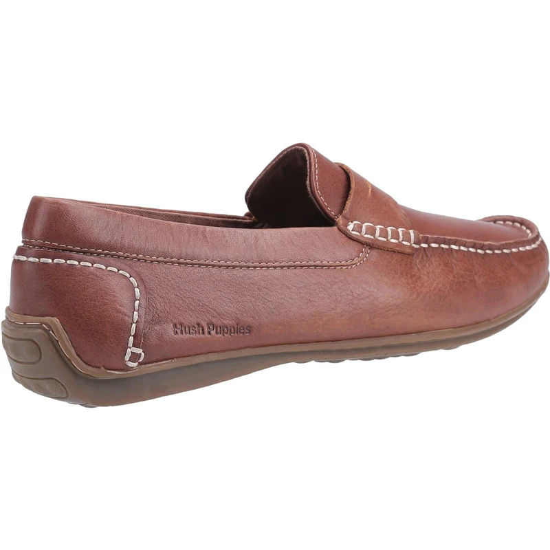 Hush Puppies Herren Roscoe Lederschuhe – Braun