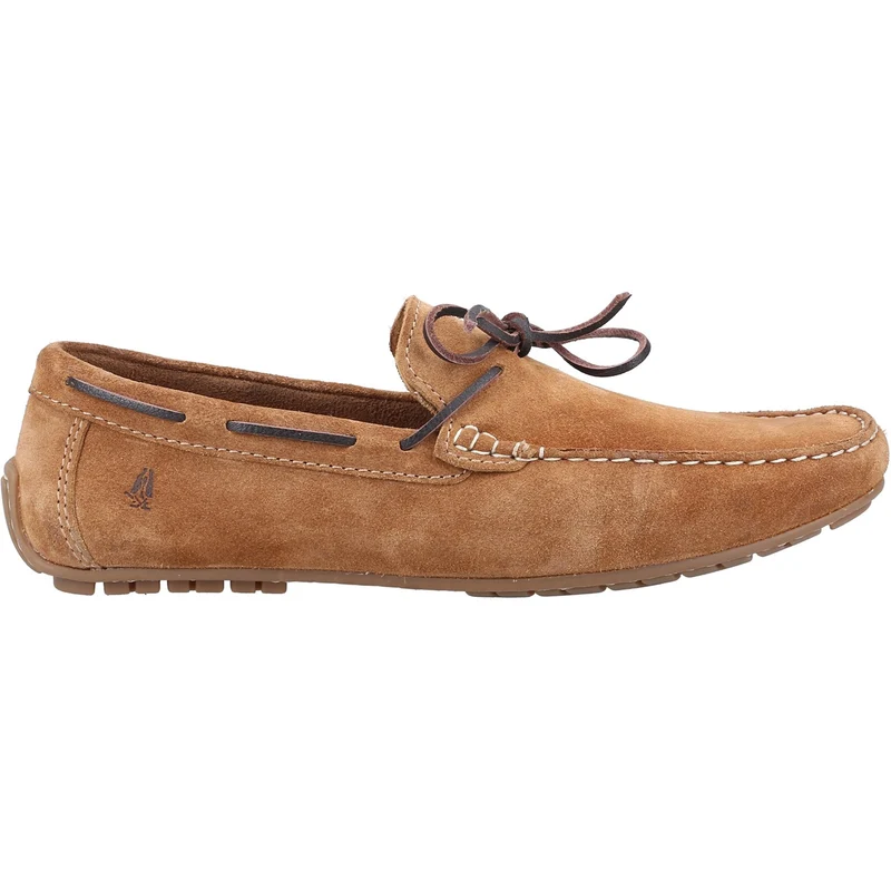 Hush Puppies Herren Reuben Wildleder-Bootsschuh – Hellbraun
