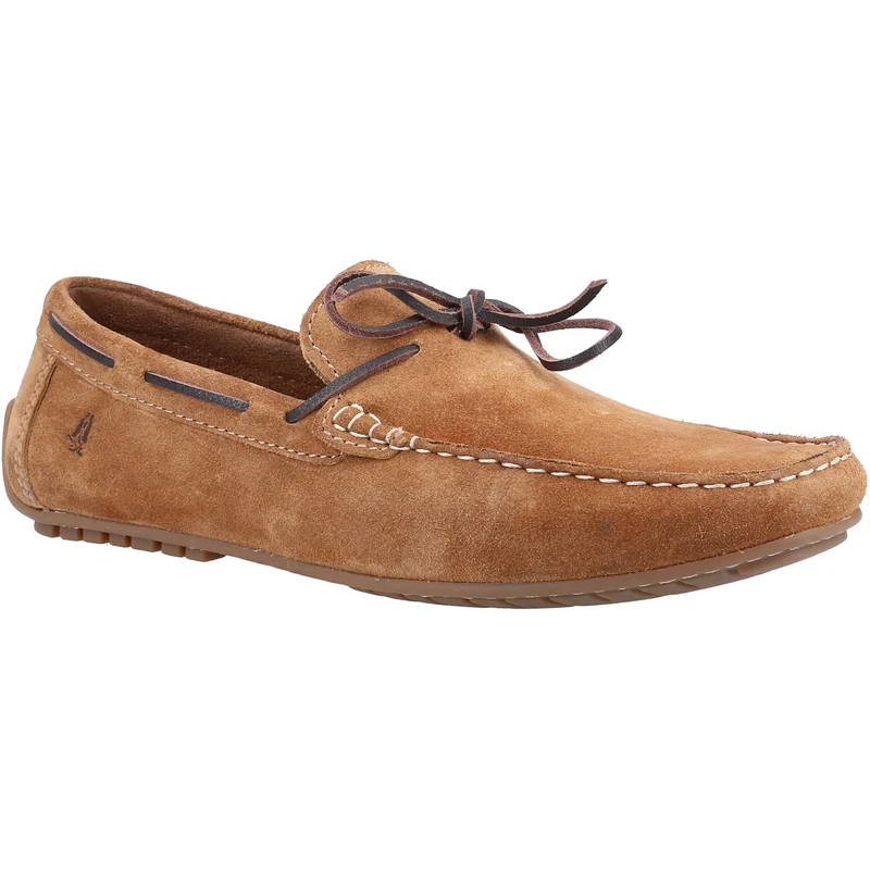 Hush Puppies Herren Reuben Wildleder-Bootsschuh – Hellbraun