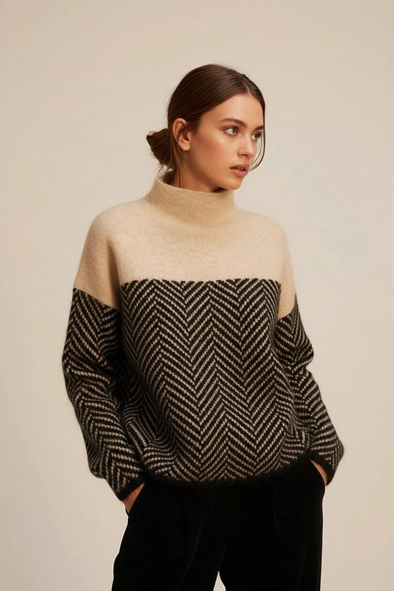 Strickpullover Mit Stehkragen - Felina