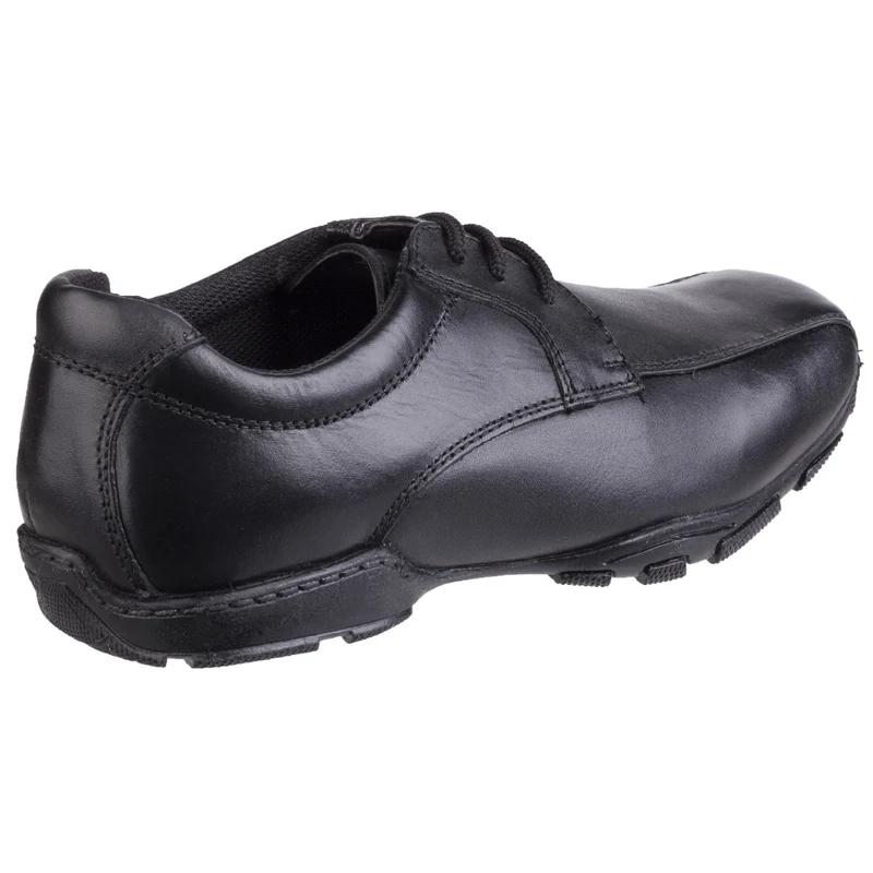 Hush Puppies Jungen-Schulschuhe „Vincente“ aus Leder – Schwarz