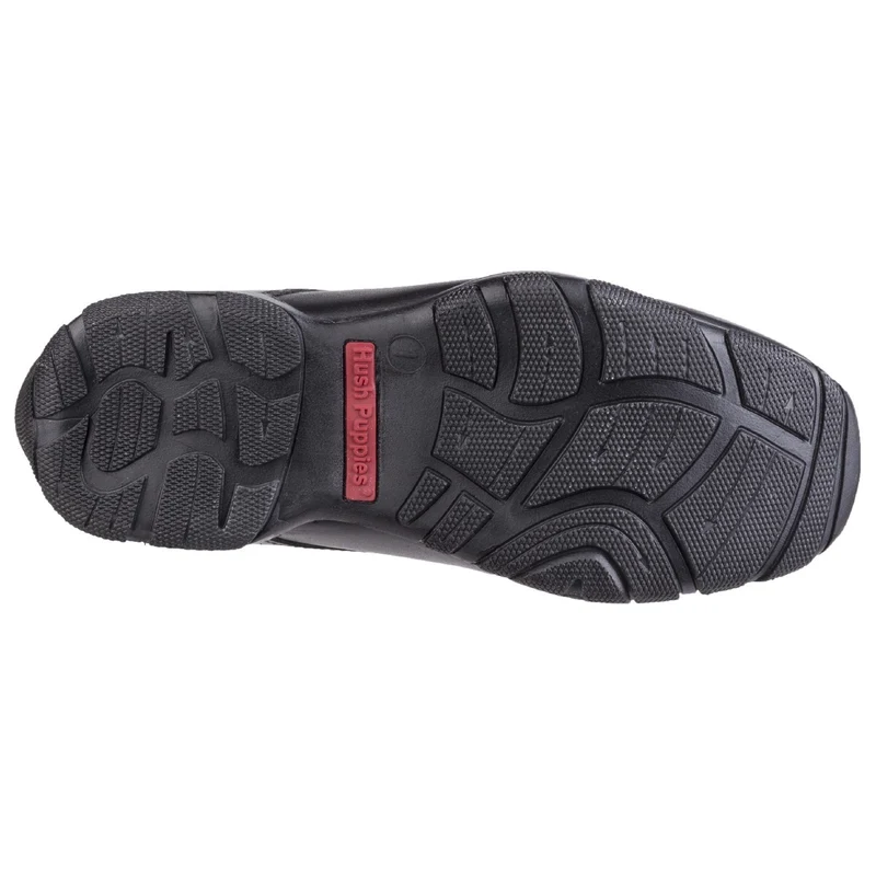 Hush Puppies Jungen-Schulschuhe „Vincente“ aus Leder – Schwarz