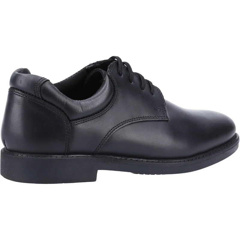 Hush Puppies Tim Leder-Schulschuhe für Jungen – Schwarz